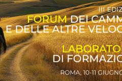 FORUM CAMMINI ROMA 2026 LOCANDINA