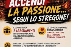 FRAGNETO MONFORTE ABBONAMENTI BENEVENTO CALCIO LOCANDINA