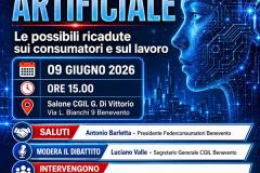 INTELLIGENZA ARTIFICIALE CONVEGNO CGIL LOCANDINA