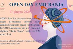 OPEN DAY EMICRANIA LOCANDINA