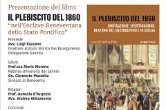 PLEBISCITO 1860 LOCANDINA LIBRO
