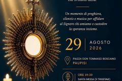 PAUPISI ADORAZIONE EUCARISTICA LOCANDINA