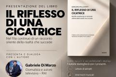 RIFLESSO DI UNA CICATRICE LIBRO LOCANDINA