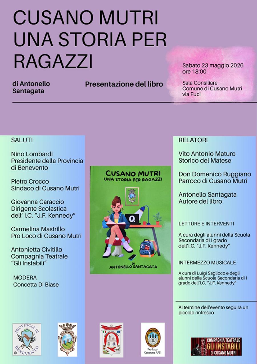 CUSANO UNA STORIA PER RAGAZZI LOCANDINA
