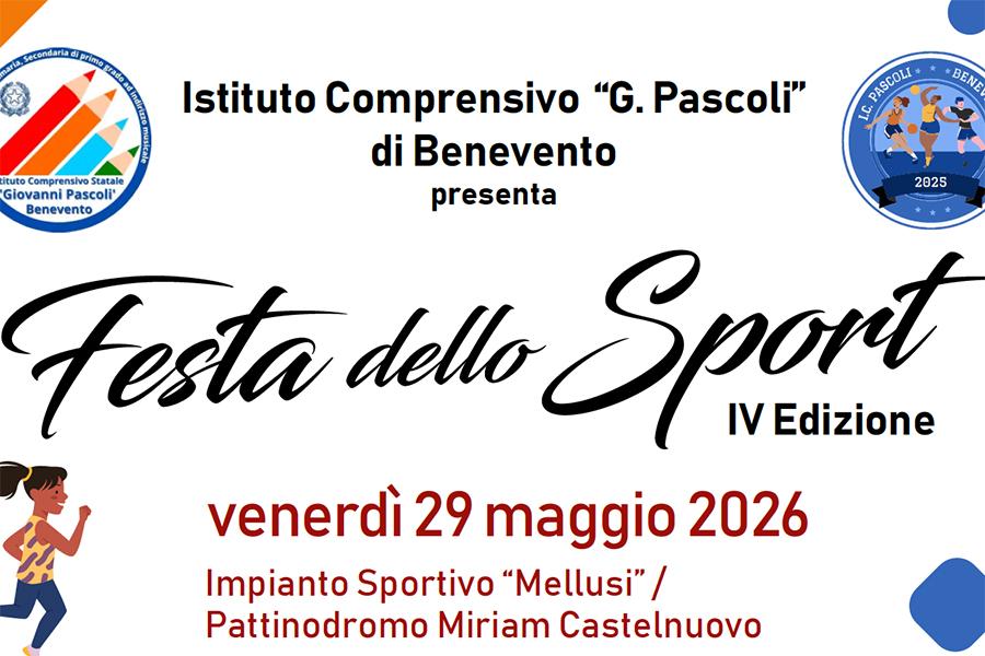 FESTA SPORT ISTITUTO PASCOLI LOCANDINA