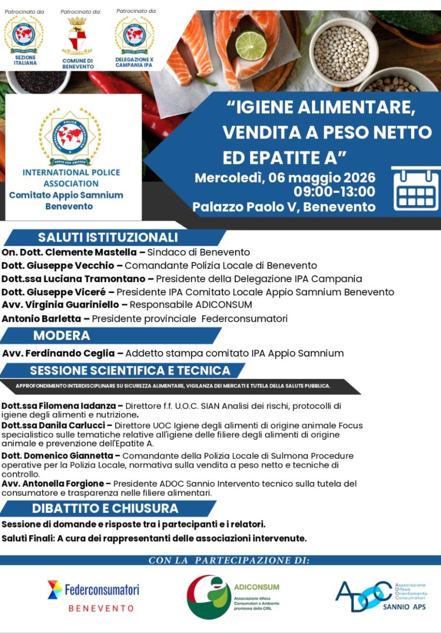 IGIENE ALIMENTARE LOCANDINA