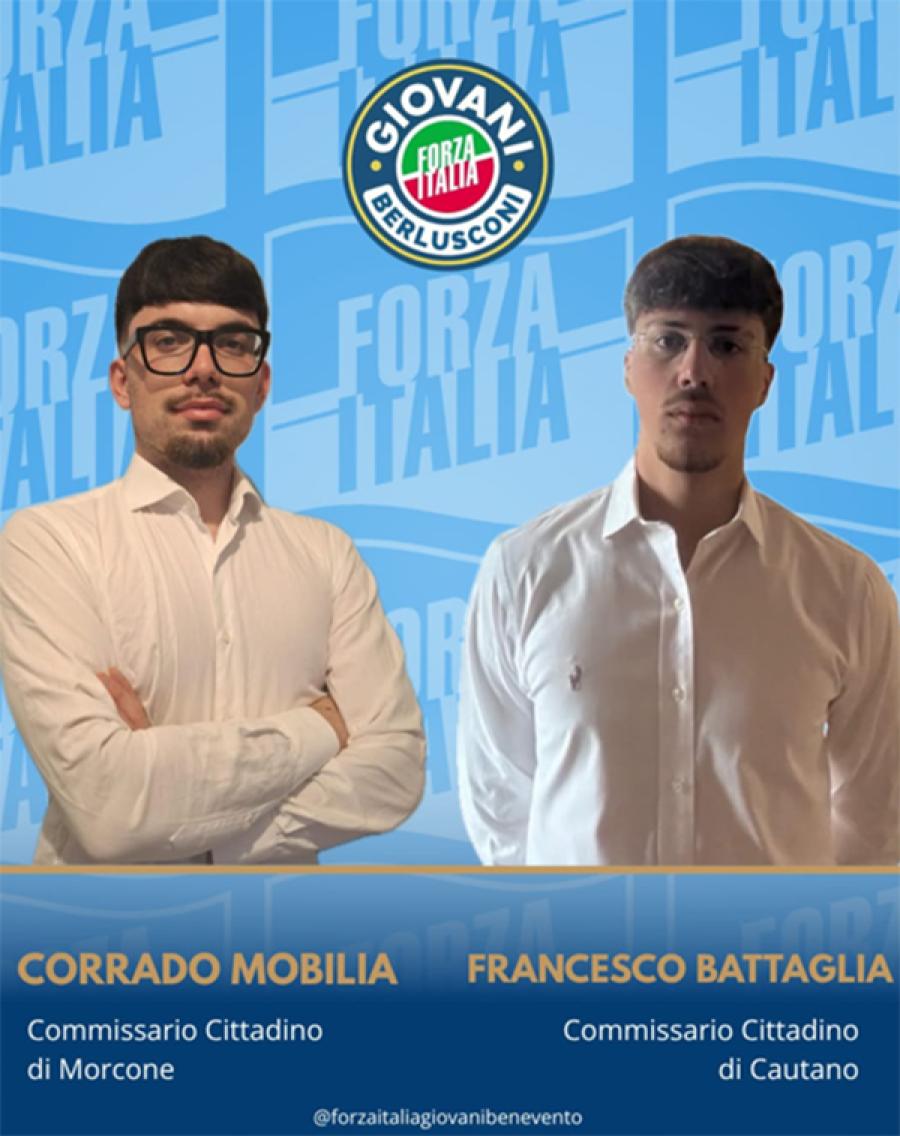 CORRADO MOBILIA-FRANCESCO BATTAGLIA FORZA ITALIA GIOVANI