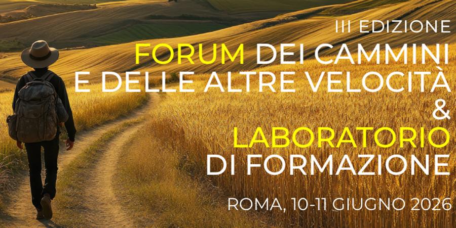 FORUM CAMMINI ROMA 2026 LOCANDINA