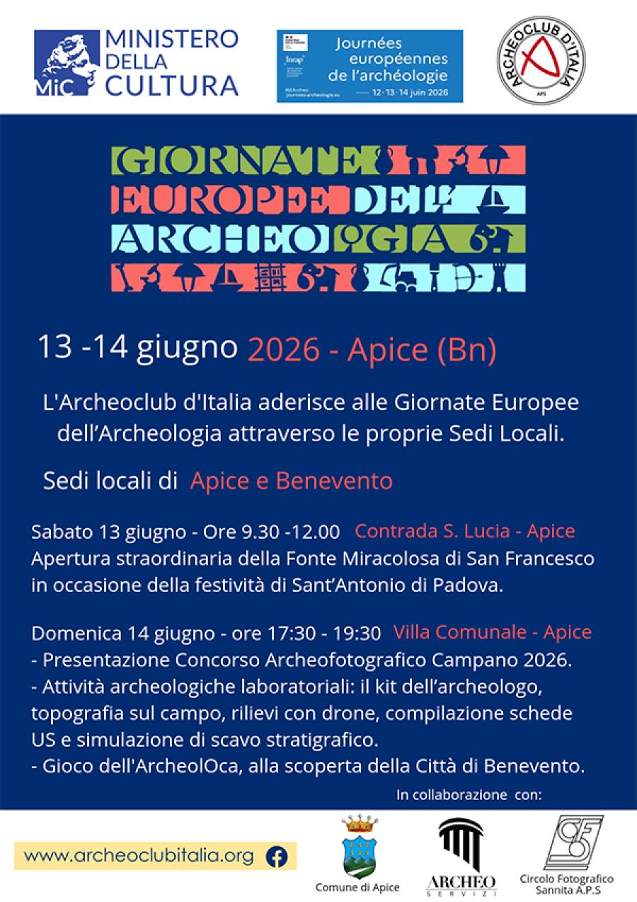 GIORNATA EUROPEA ARCHEOLOGIA LOCANDINA