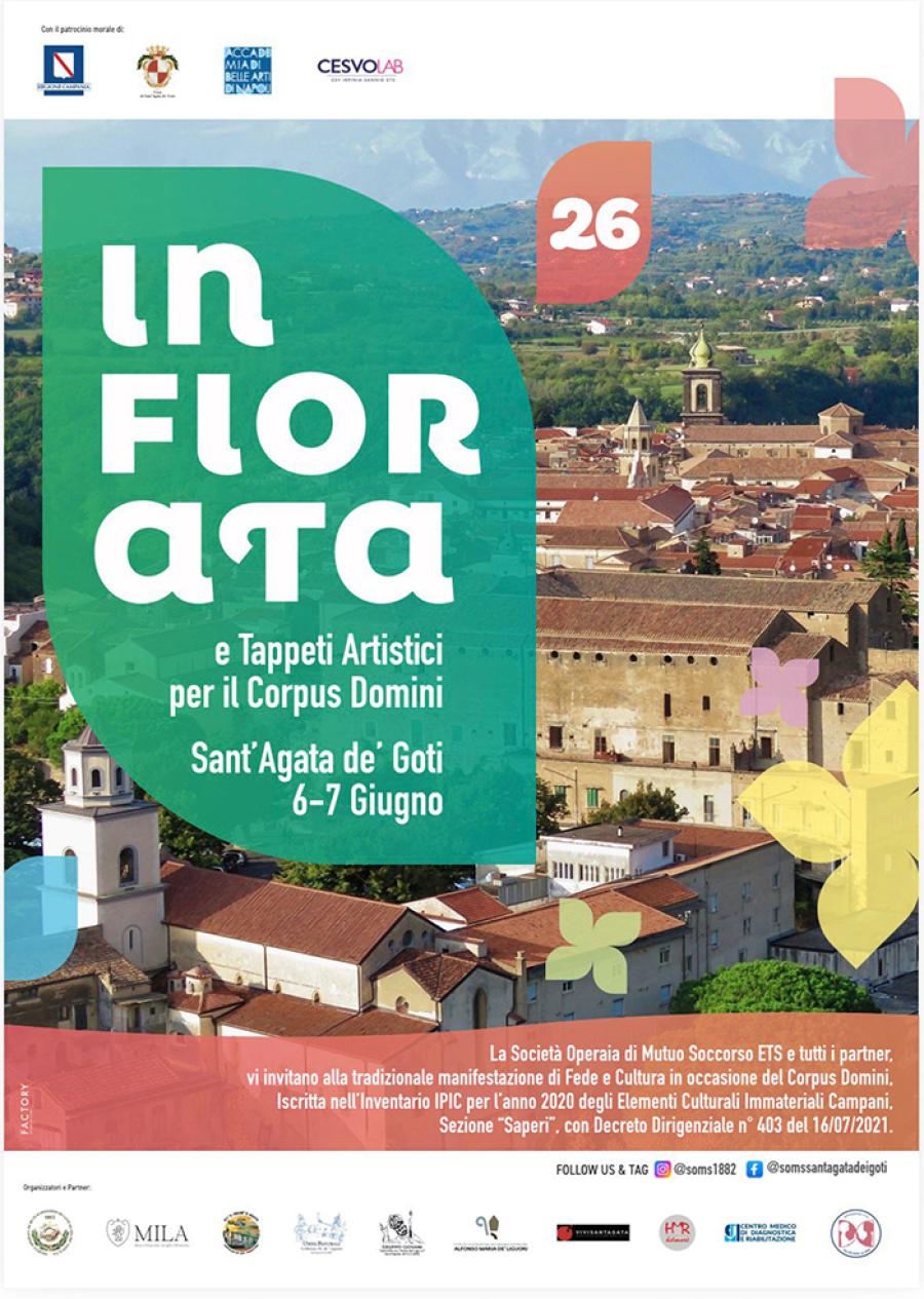 INFIORATA SANTAGATA 2026 LOCANDINA