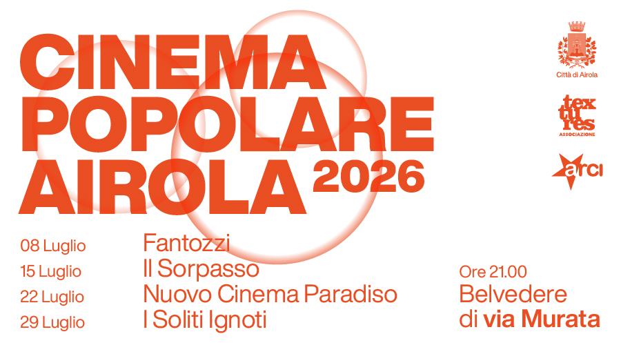 CINEMA POPOLARE AIROLA 2026 LOCANDINA