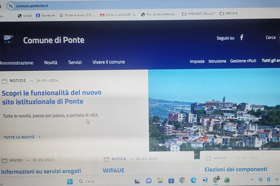 COMUNE DI PONTE SITO