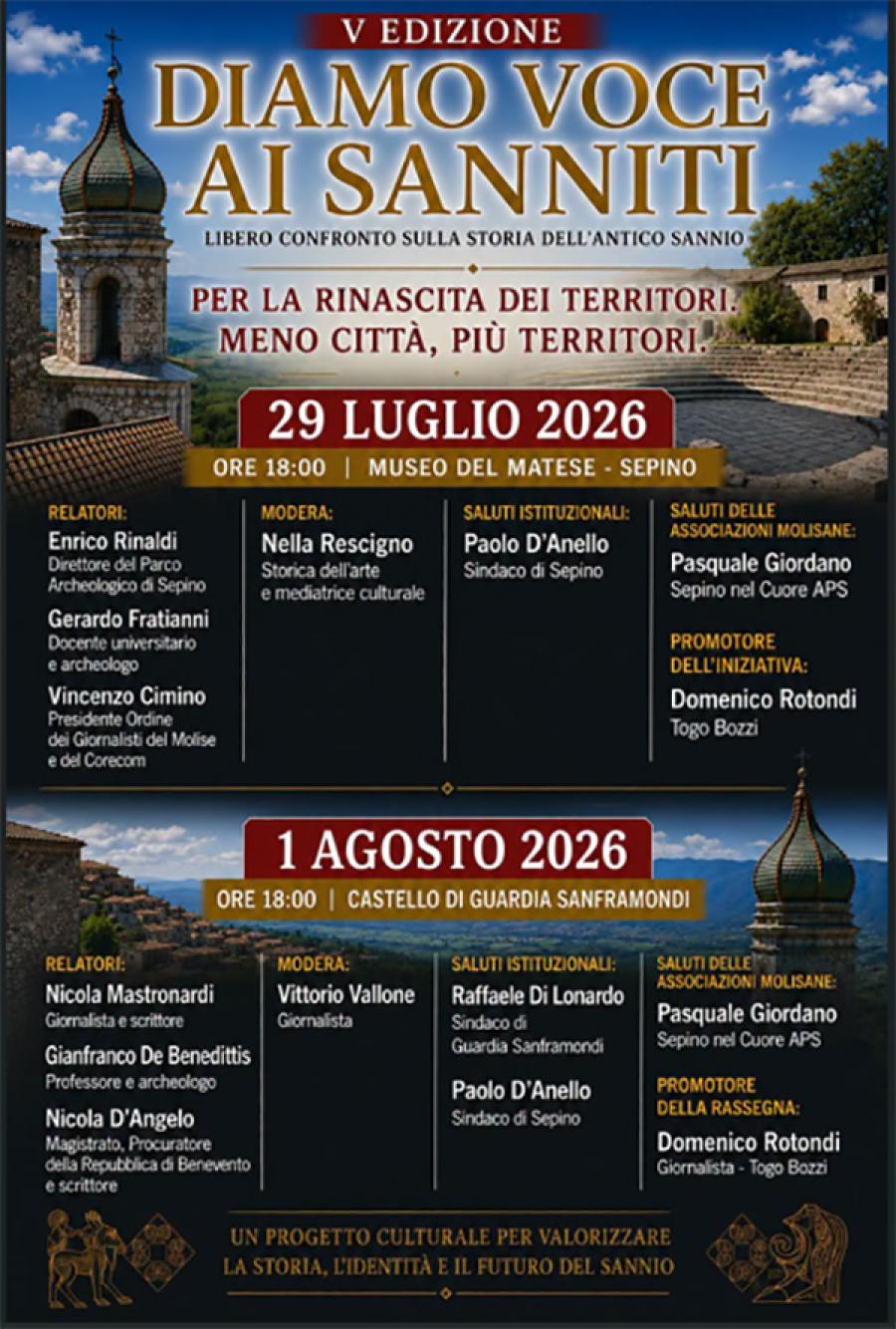 DIAMO VOCE AI SANNITI LOCANDINA