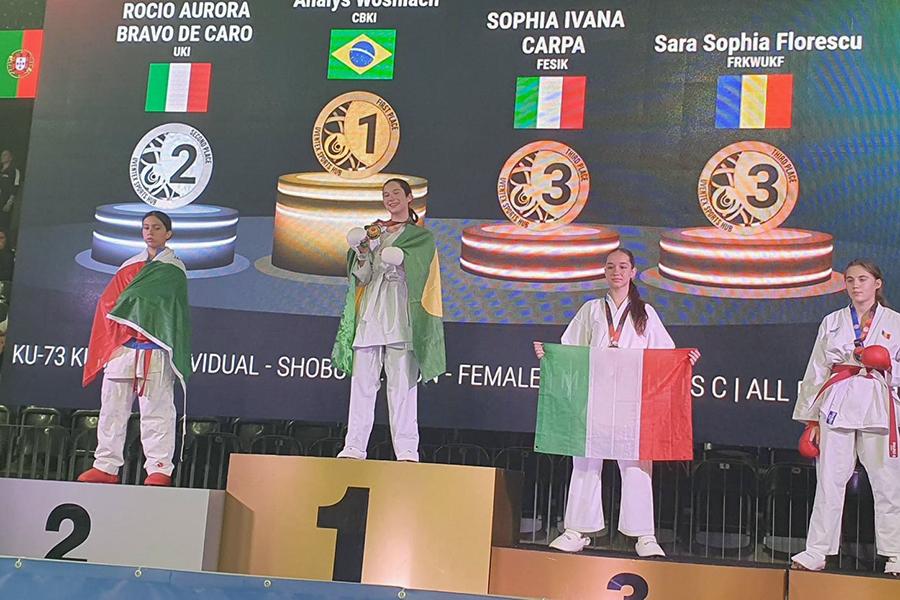 KARATE PODIO ROCIO BRAVO DE CARO