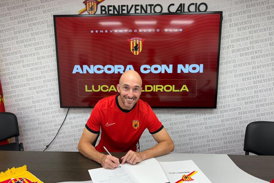 LUCA CALDIROLA RINNOVO BENEVENTO