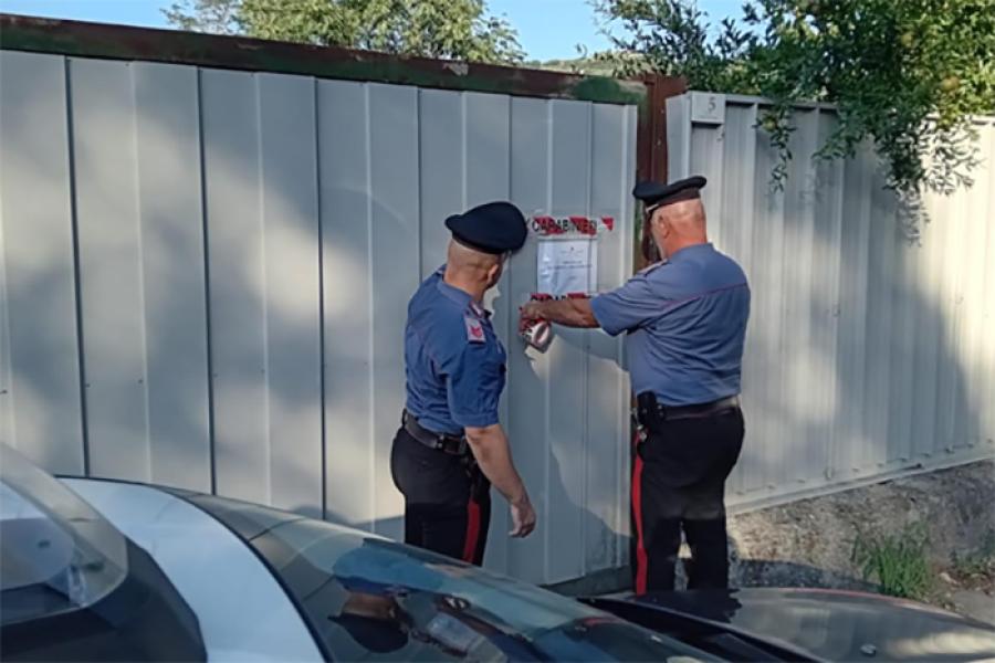 CARABINIERI APICE SEQUESTRO TERRENO