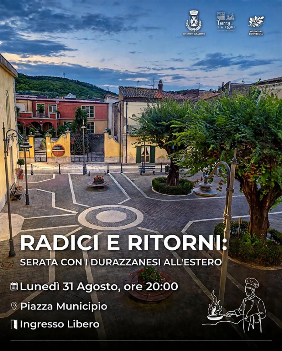 RADICI E RITORNI DURAZZANO LOCANDINA
