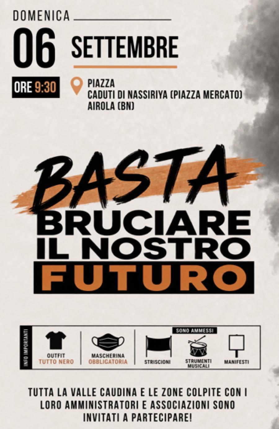 BASTA BRUCIARE FUTURO