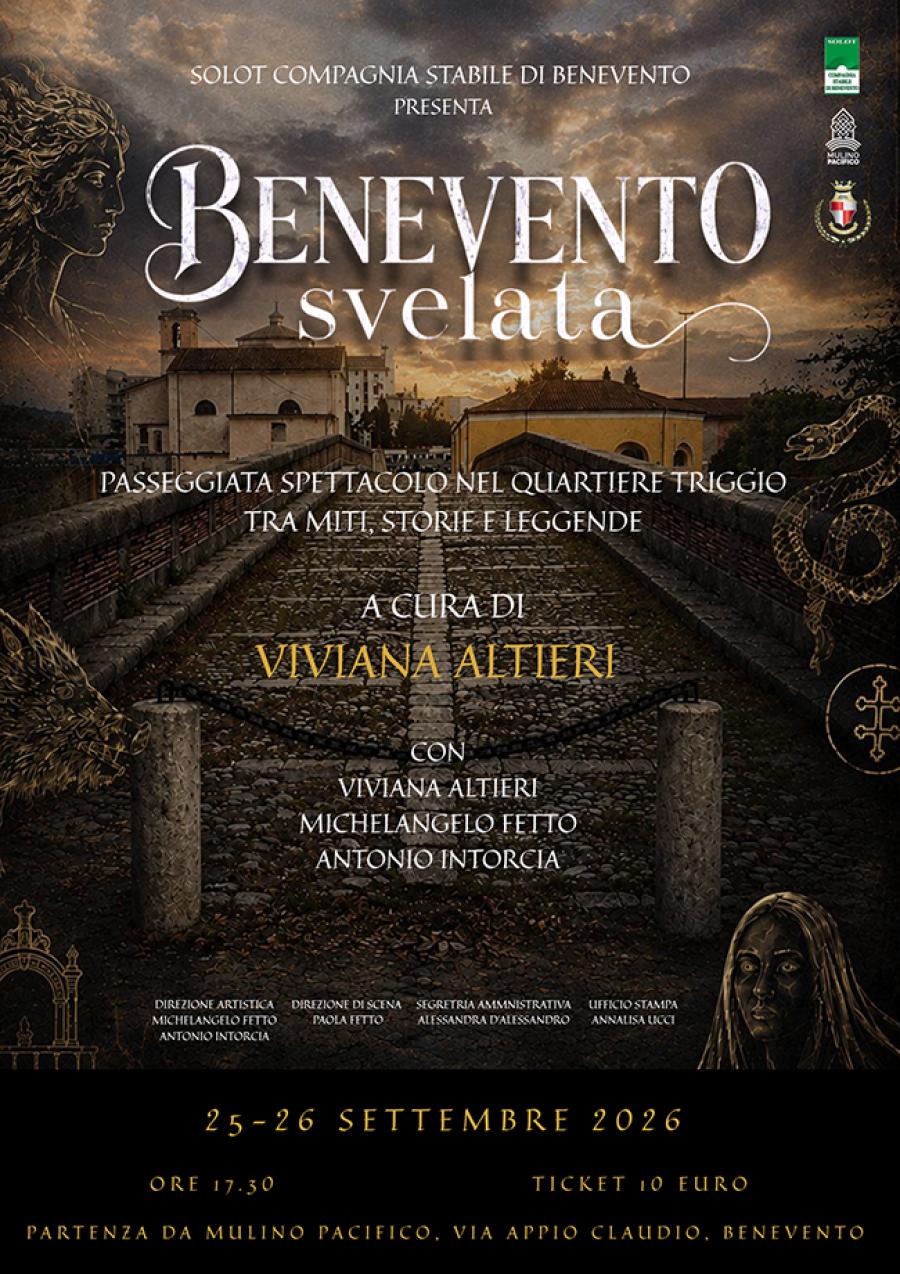 BENEVENTO SVELATA LOCANDINA
