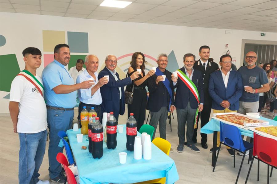 DUGENTA INAUGURAZIONE LOCALI MENSA
