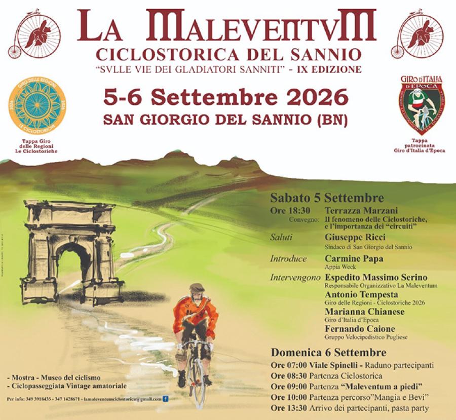 MALEVENTUM CICLOSTORICA 2026 LOCANDINA