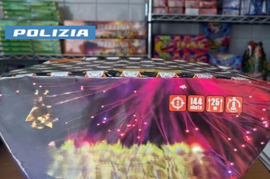 POLIZIA MATERIALE ESPLODENTE SEQUESTRO