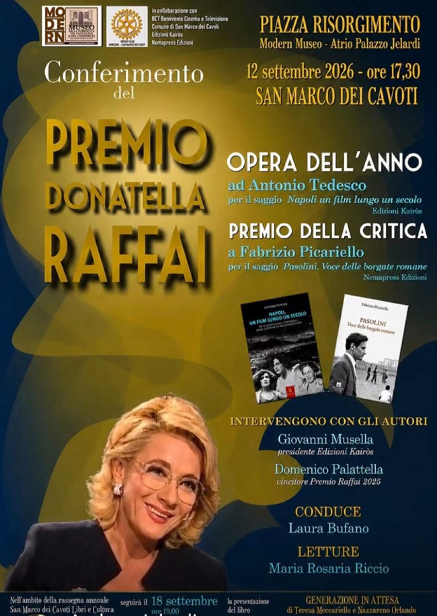 PREMIO DONATELLA RAFFAI LOCANDINA