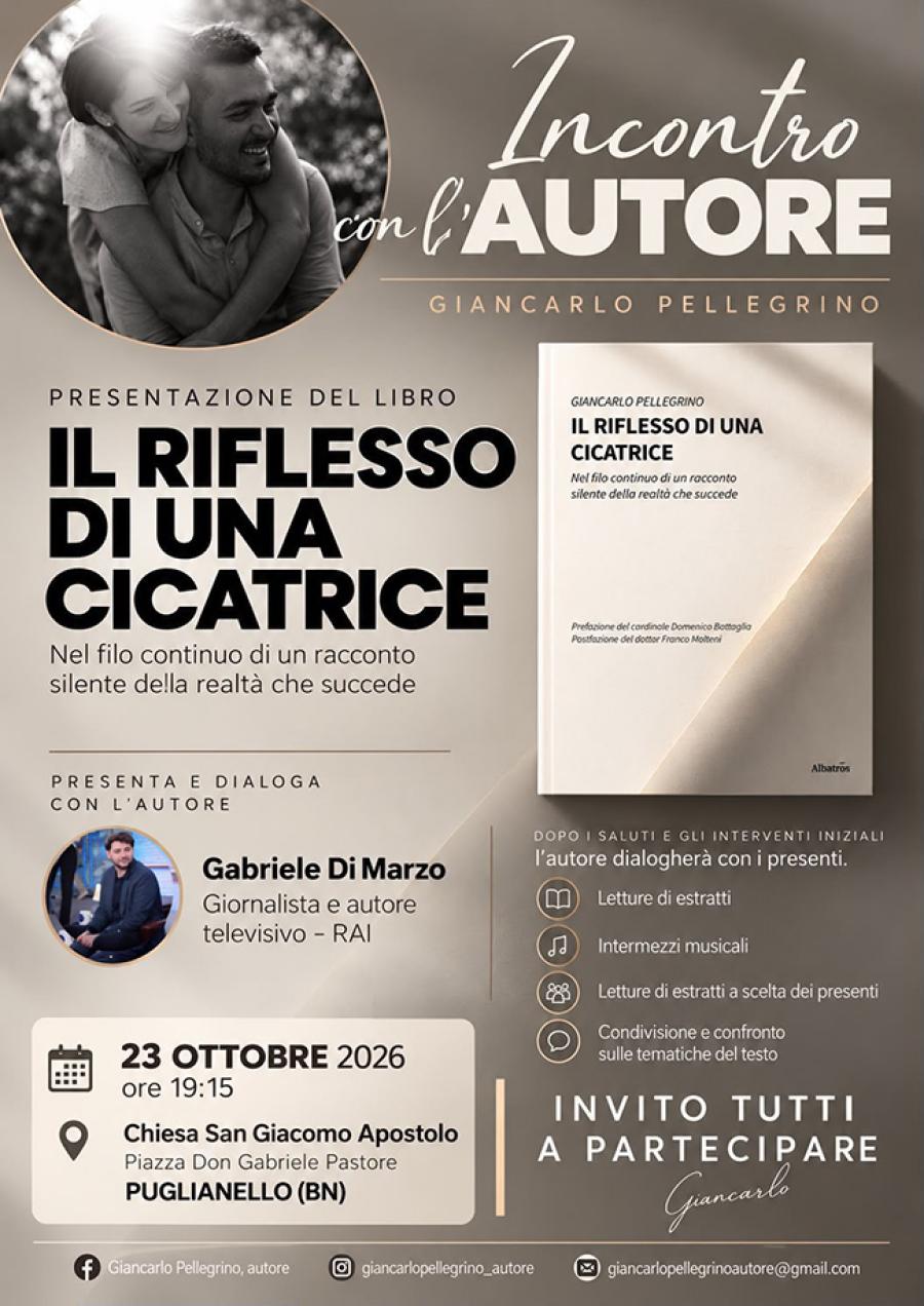 RIFLESSO DI UNA CICATRICE LIBRO LOCANDINA