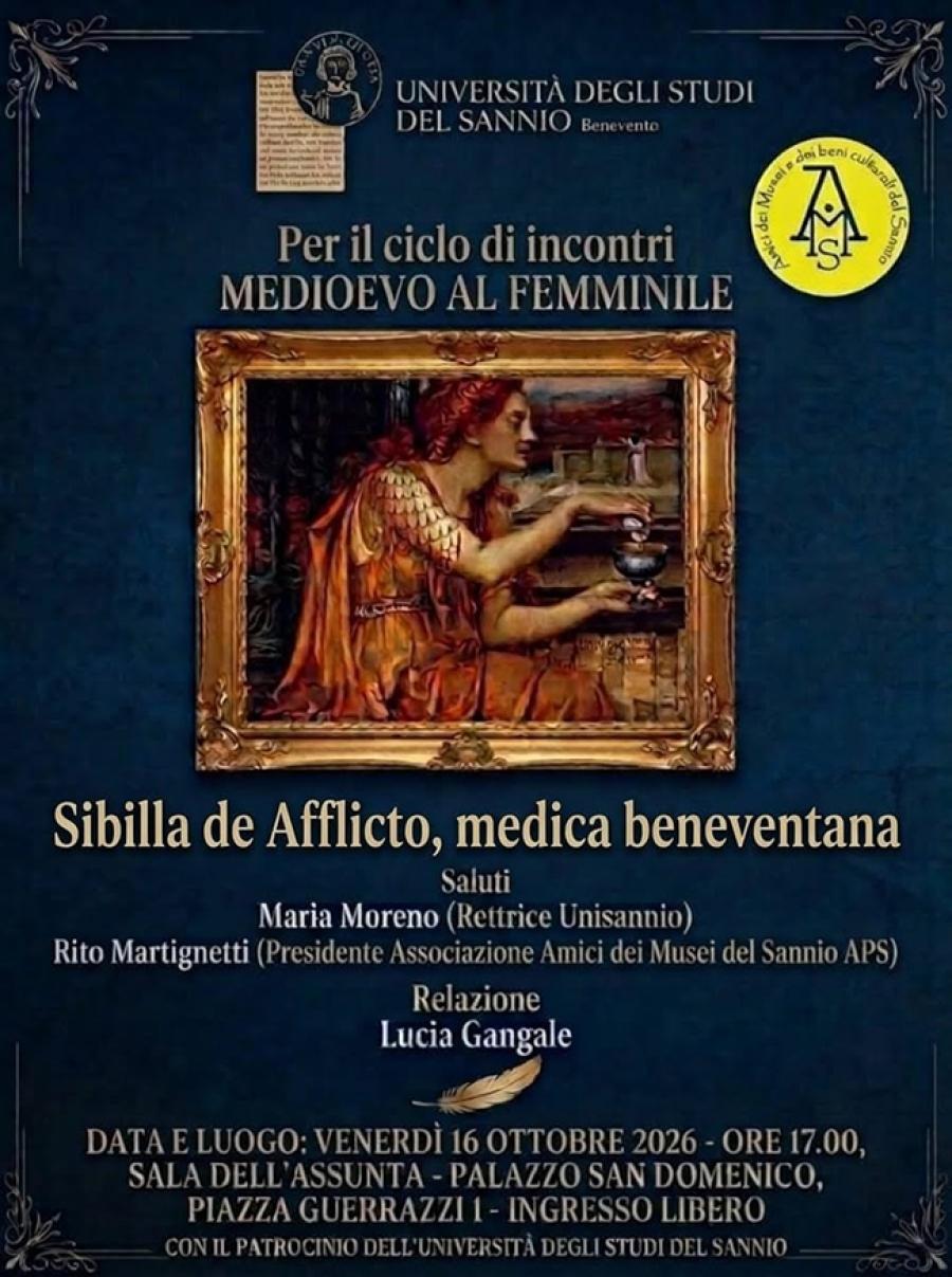 SIBILLA DE AFFLICTO LOCANDINA