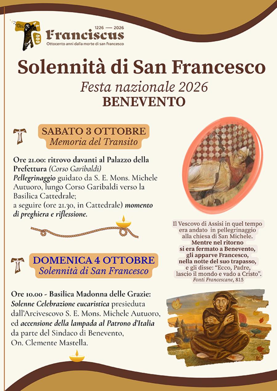SOLENNITA SAN FRANCESCO LOCANDINA