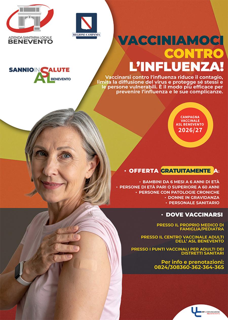 VACCINAZIONE ANTINFLUENZALE ASL LOCANDINA