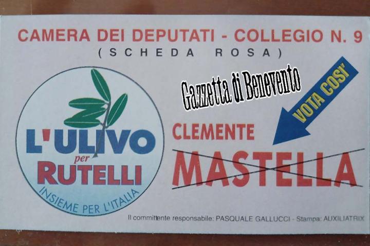 MASTELLA CANDIDATO POLITICHE 2001
