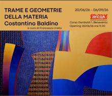 TRAME E GEOMETRIA DELLA MATERIA LOCANDINA