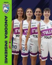 BASKET BENEVENTO QUATTRO RICONFERME FEMMINILE