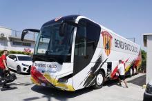 BENEVENTO CALCIO PARTENZA RITIRO CASCIA