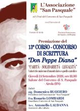 CONCORSO SCRITTURA DON PEPPE DIANA LOCANDINA